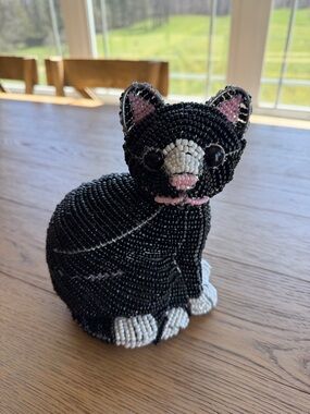 Beaded Art Cat